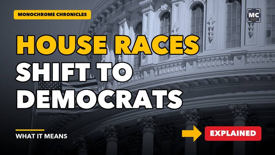 Title card of the video edition: Forecasters Are Moving House Races Toward Democrats. What It Means.